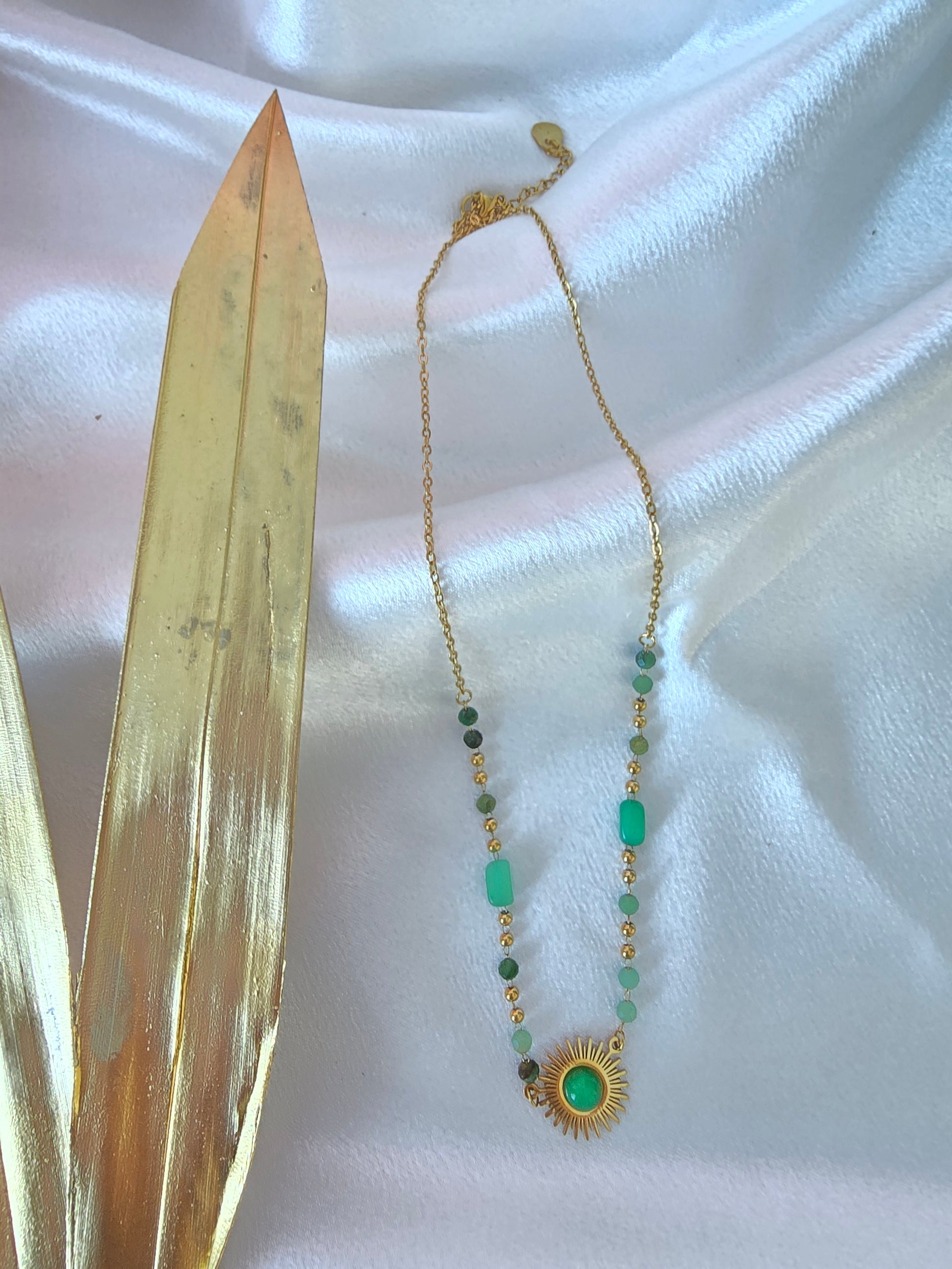 Collier Laziza vert