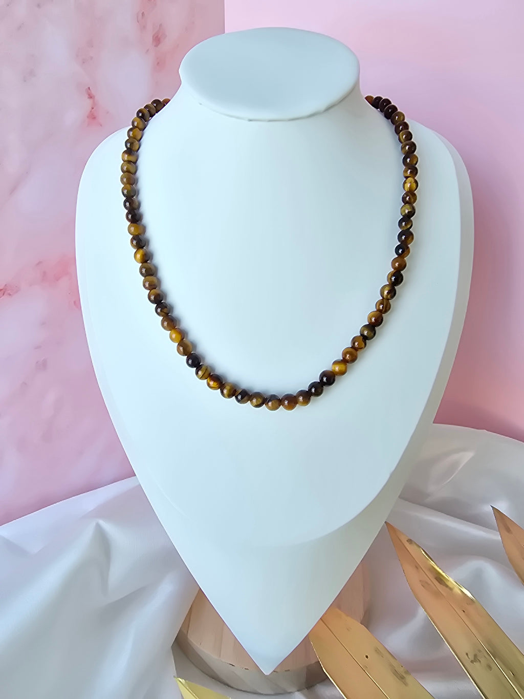 Collier en œil de tigre